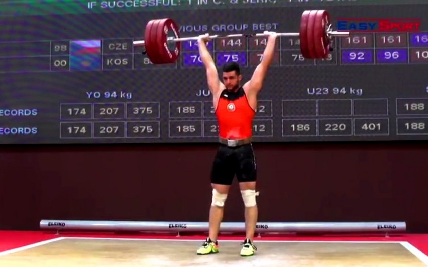 Azərbaycan atleti Hüseyn İsmayılov Avropa çempionatında bürünc medal qazanıb