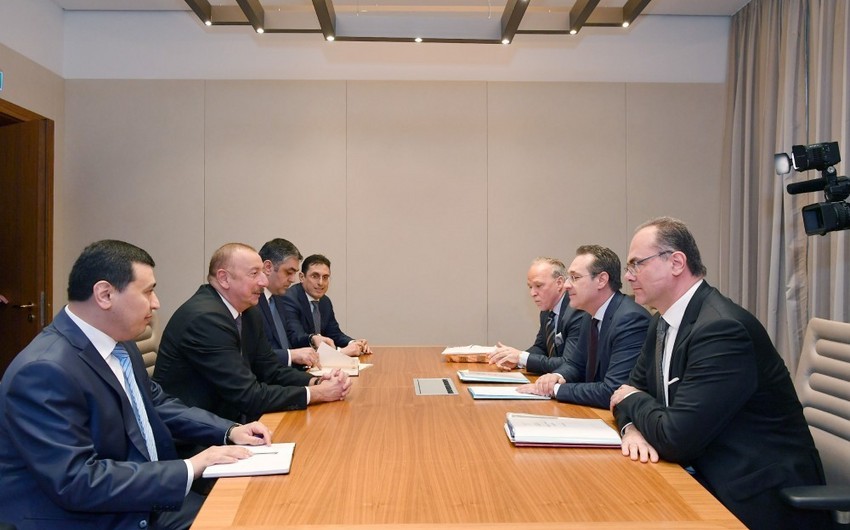 Президент Ильхам Алиев встретился с вице-канцлером Австрии