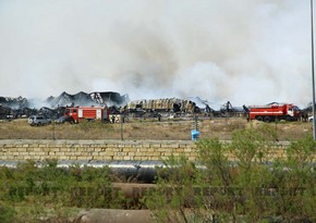 Выясняются причины пожара в «Промпарке Азерсун» 