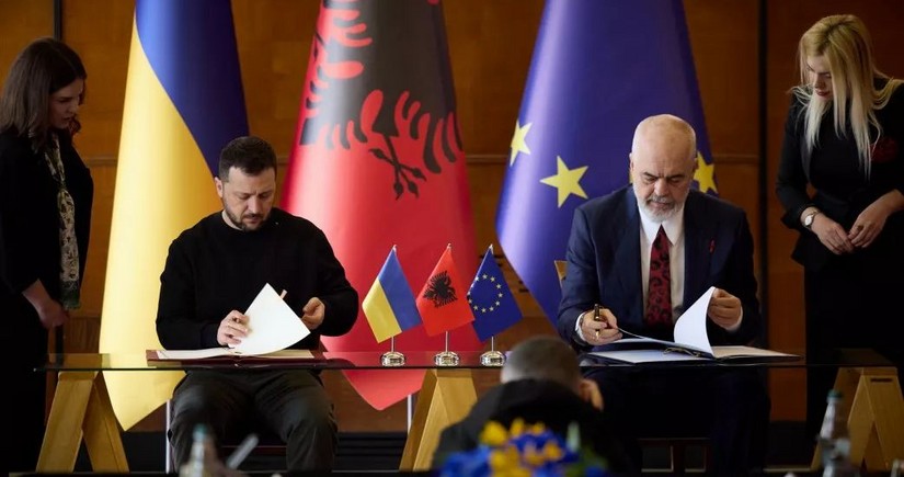 Ukrayna ilə Albaniya dostluq və əməkdaşlıq haqqında saziş imzalayıb