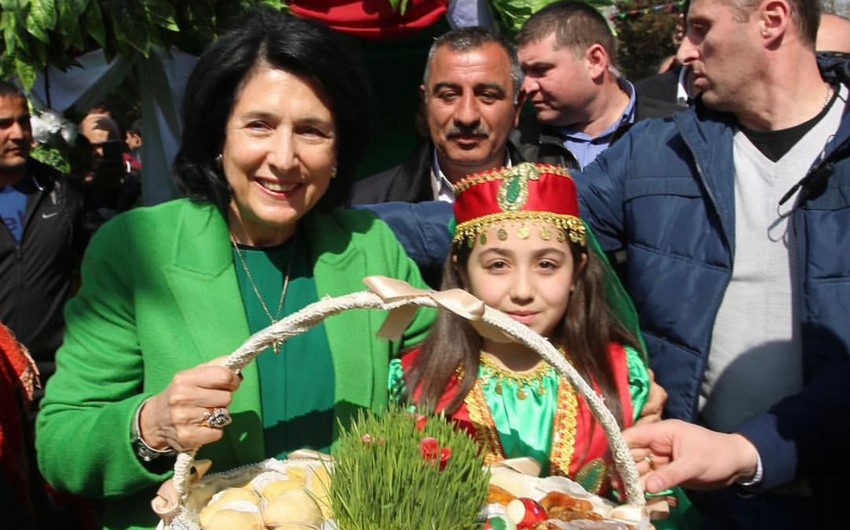 Президент Грузии поздравила азербайджанцев с Новруз байрамы