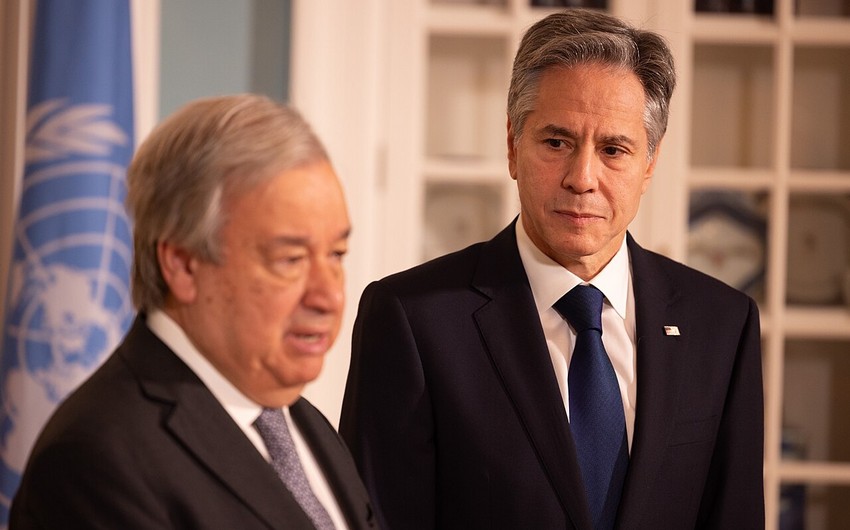 Blinken and Guterres discuss Ukraine and Gaza