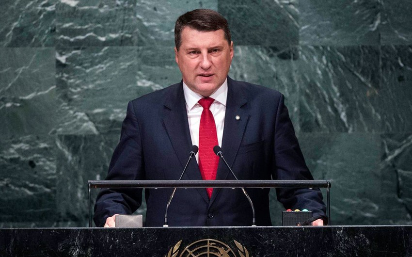 Latvian president: UN should contribute to protracted Karabakh conflict settlement