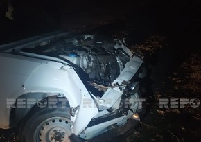 В Габале столкнулись два автомобиля, есть пострадавшие