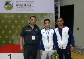 Azerbaijani wrestler wins gold at World Military Championships