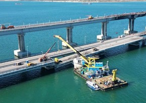 Поврежденные пролеты Крымского моста разберут до конца года