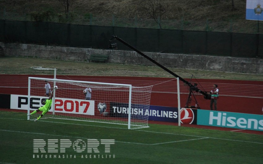 Futbol üzrə Azərbaycan millisi San-Marino yığması üzərində qələbə qazanıb - VİDEO
