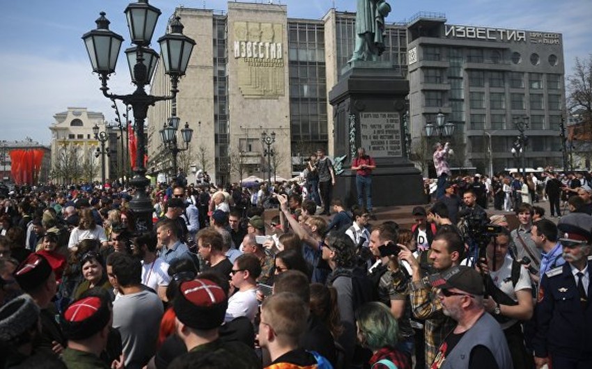 Число задержанных на протестах в России значительно возросло