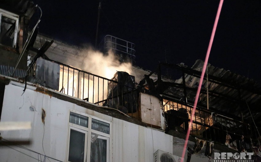 В Баку в результате возгорания в общежитии пострадали 5 человек - ФОТО