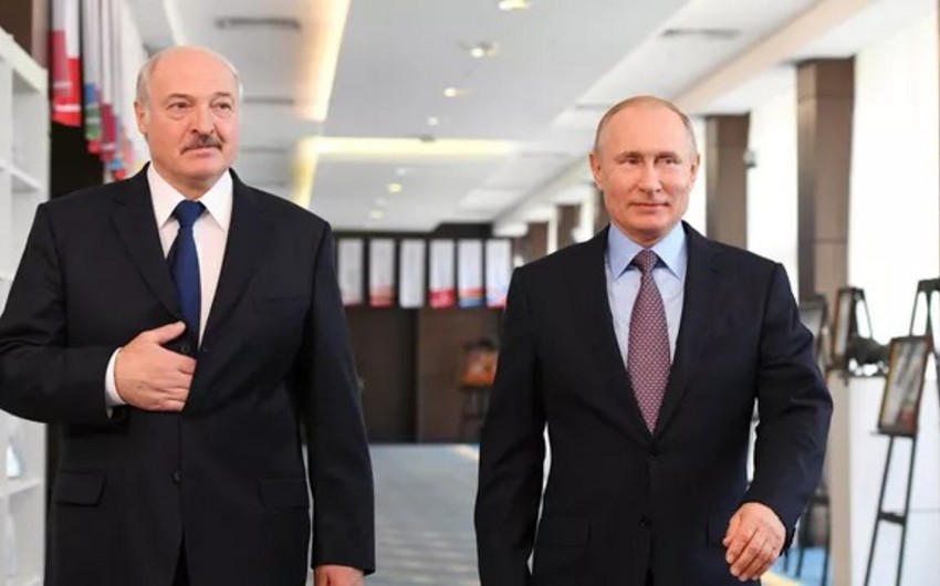 Путин и Лукашенко посетили космодром Восточный