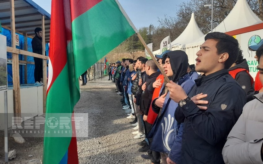 Экоакция на дороге Ханкенди-Лачын: демонстранты проявляют высокую активность и на 138-й день