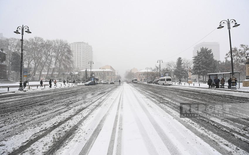 Осадки в Азербайджане постепенно прекратятся к утру 15 января