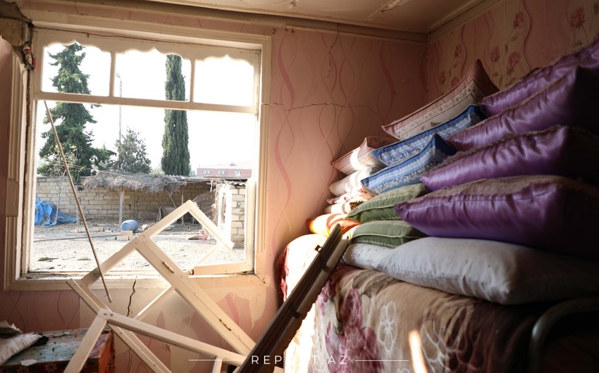 Ermənistanın mülki əhaliyə hücumları nəticəsində 2 734 ev yararsız vəziyyətə düşüb