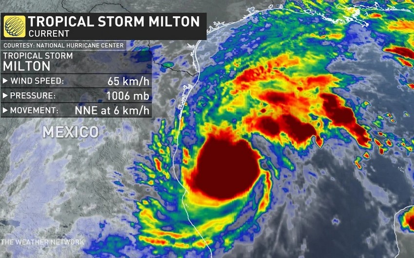 Tropical storm Milton forms in Gulf of Mexico, may intensify to hurricane threatening Florida