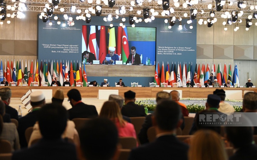 Participants of Global Summit of Religious Leaders address letter of gratitude to Ilham Aliyev