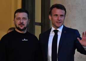 Makron və Zelenski Parisdə görüşüblər