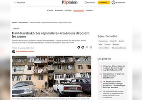“L'Opinion”: Azərbaycan 24 saatdan az müddətdə regiondakı vəziyyəti dəyişdi