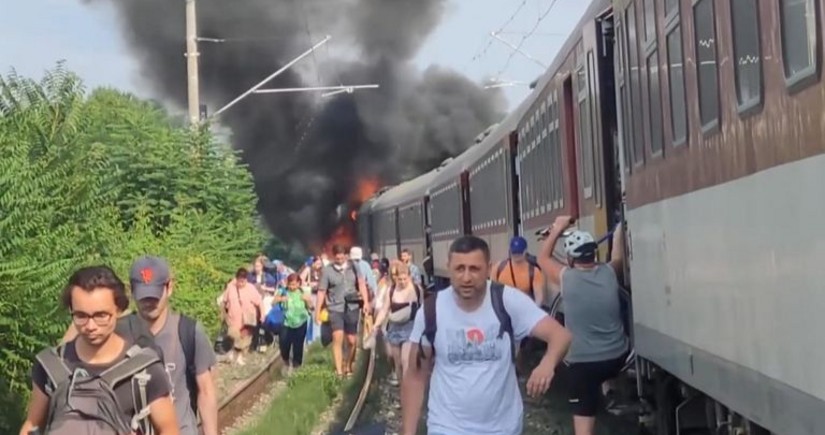 Prague-to-Budapest train collides with bus in Slovakia, killing 7 people and injuring 5