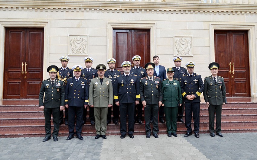 Iran’s Navy delegation visits Military Institute and one of Azerbaijan's military units