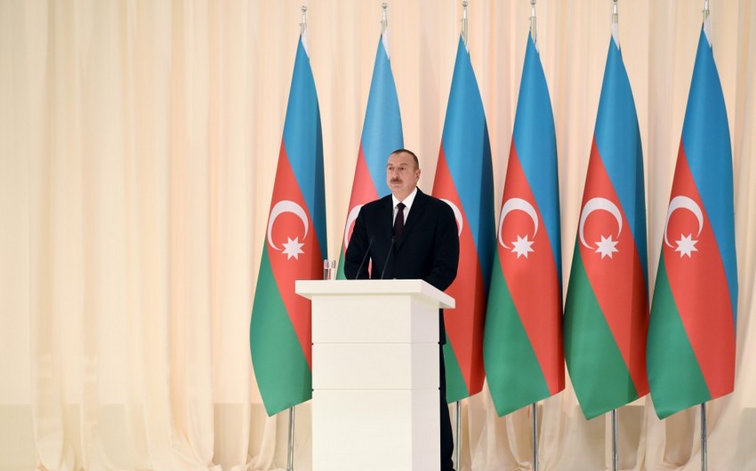 Prezident İlham Əliyev: AXC-Müsavat qruplaşması ölkəmizi uçuruma aparırdı
