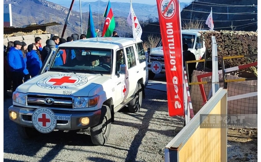 Eighteen ICRC vehicles freely move through Khankandi-Lachin road - UPDATED 
