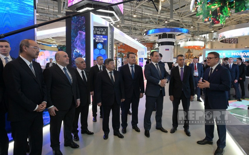 Azerbaijan’s PM visits int’l exhibition in Moscow