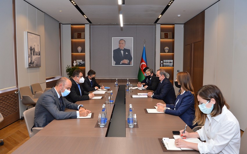 Azerbaijani FM meets new head of EU Delegation in Baku