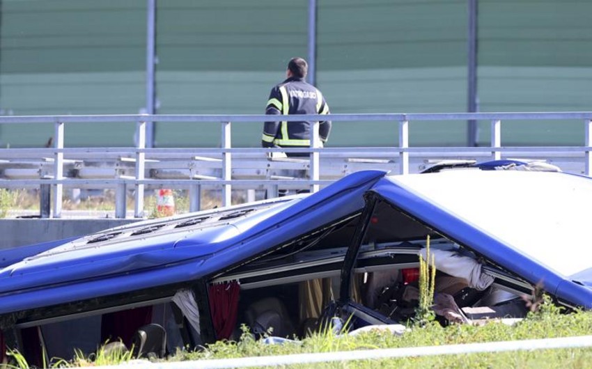 Xorvatiyada avtobus qəzasında 12 nəfər ölüb