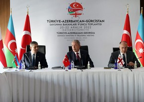 Kayseri hosts meeting between defense ministers of Azerbaijan, Turkiye and Georgia 