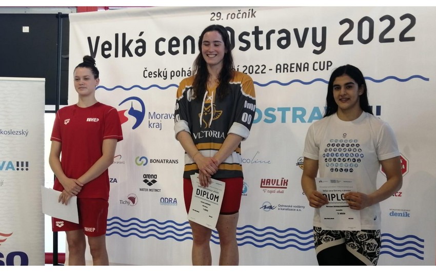 Azərbaycan üzgüçüsü beynəlxalq turnirdə bürünc medal qazanıb