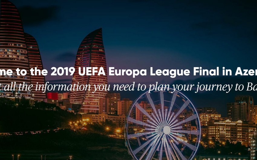 Для приезжающих на финал Лиги Европы в Баку туристов сдан в пользование новый сайт