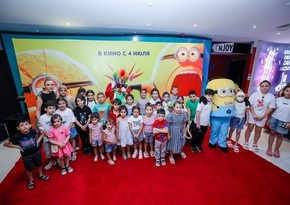 CineMastercard kinoteatrında “Yaramaz Mən 4” cizgi filminin nümayişi ilə uşaq bayramı keçirilib
