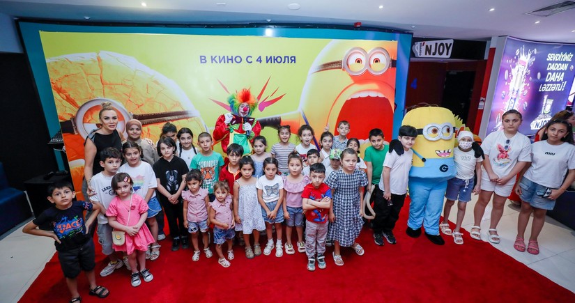 В CineMastercard состоялся детский праздник с показом мультфильма Гадкий Я 4