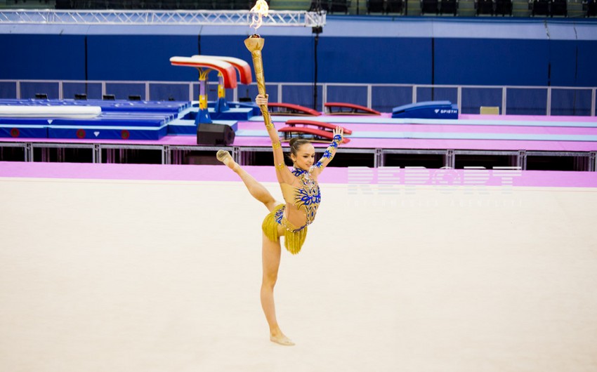 ​Avropa Oyunlarının məşəli Milli Gimnastika Arenasına gətirilib