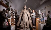 First Queen Elizabeth II statue since her death to be unveiled with delegation of corgis