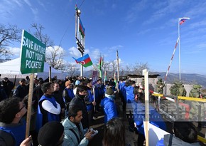 Number of protesters on Shusha-Khankandi road growing 