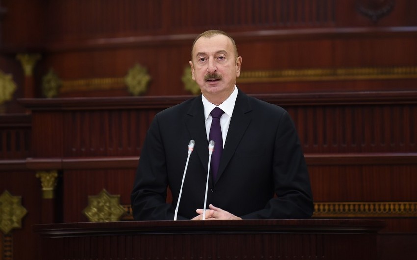 Prezident İlham Əliyev: “Bugünkü inkişafımızda Azərbaycan parlamentinin də payı var”