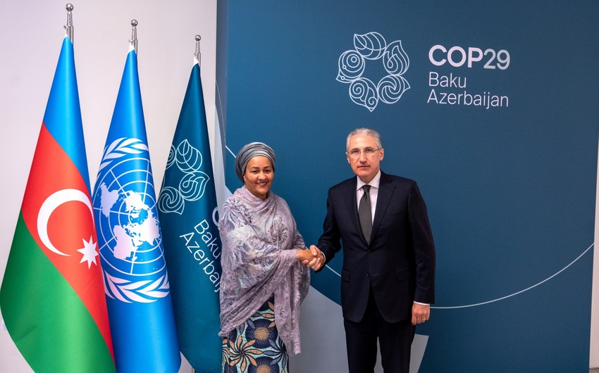 COP29 President-designate meets with UN Deputy Secretary-General