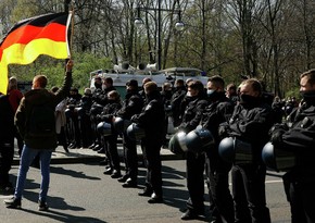 В Берлине задержали несколько десятков человек на акции протеста