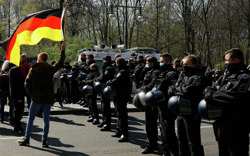 Dozens nabbed in Berlin protests