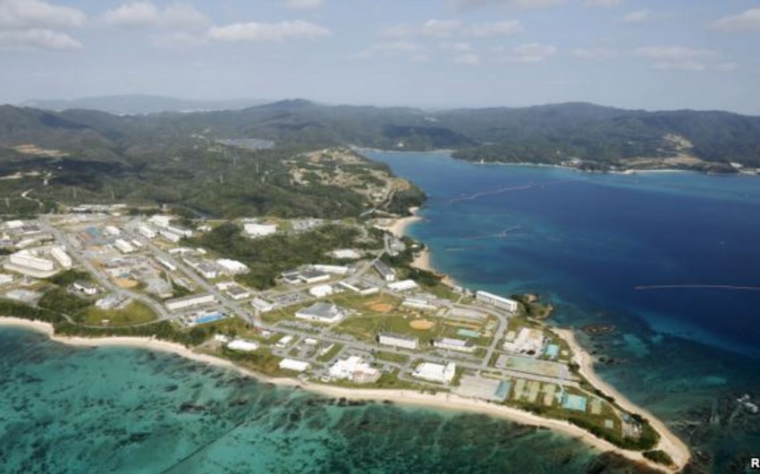 Yaponiyada minlərlə insan Okinavada ABŞ-ın hərbi bazasına etiraz edib
