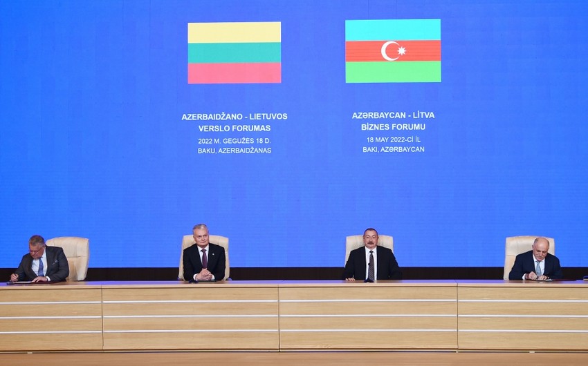 Azərbaycan və Litvanın biznes konfederasiyaları müqavilə imzalayıb
