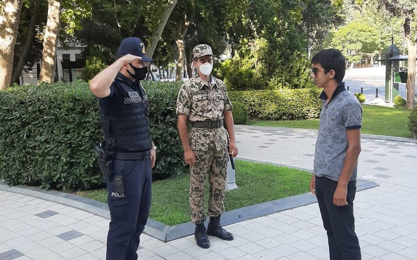 Бакинская полиция проводит рейд