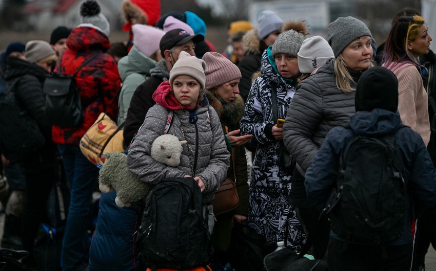 Son iki həftə ərzində Ukraynanı 2,2 milyondan çox insan tərk edib