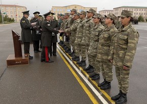 Окончившим курсы в войсках Нахчыванского гарнизона вручены сертификаты