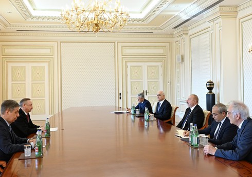 Президент Ильхам Алиев принял губернатора Санкт-Петербурга