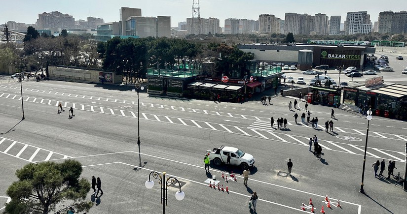 Ограничен въезд автобусов в ЦТО метро Гянджлик 