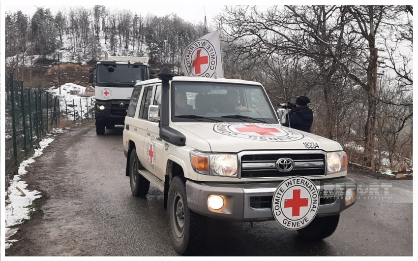 ICRC vehicles move freely through Khankandi-Lachin road - UPDATED 