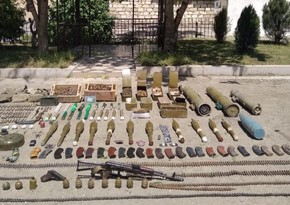 Number of ammunitions found in liberated territories announced 