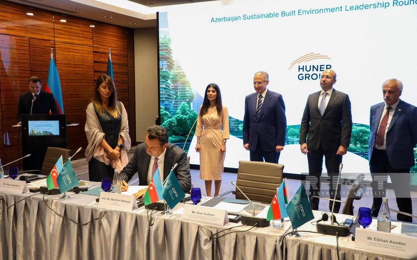 11 companies ink Declaration on Azerbaijan Sustainable Built Environment Leadership